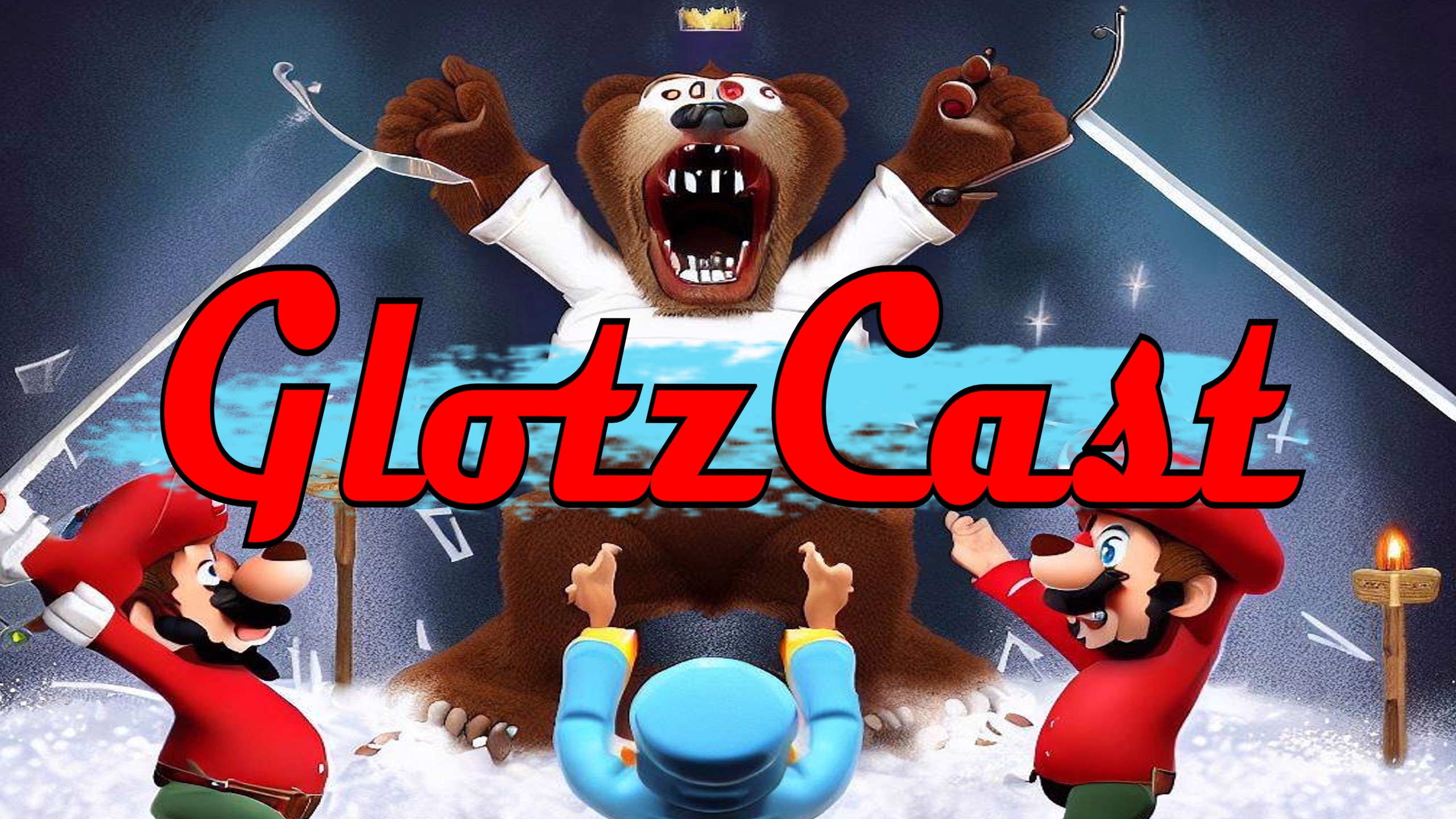GlotzCast #128 – Künstliche Intelligenz und Kultur-Zensur: Super Mario mit Koks-Bär erwischt